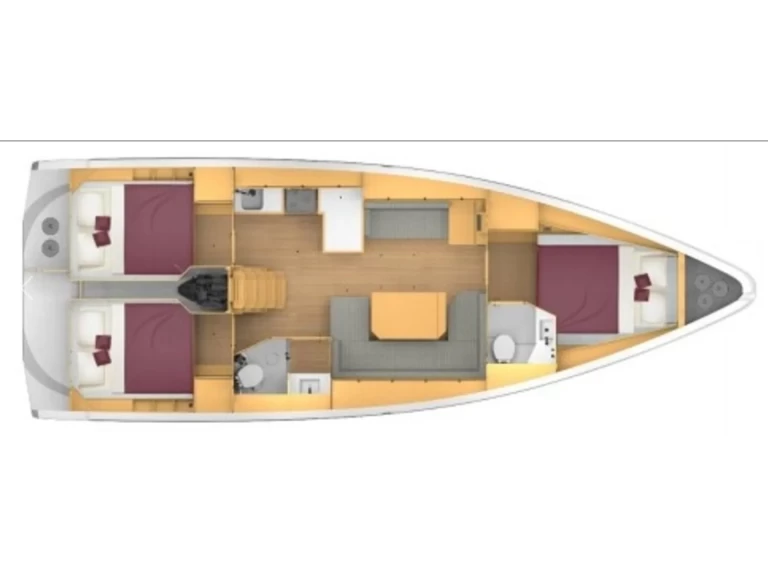 Pronájem Plachetnice v Alimos -Bavaria Bavaria C42