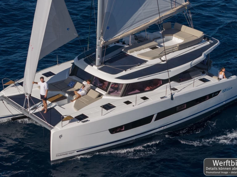 Pronájem lodi Palma de Mallorca lákavé ceny Fountaine Pajot FP 44 Maestro - 3 cab.