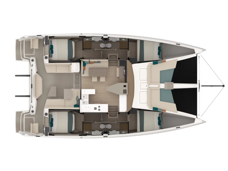 Pronájem Katamarán Nautitech s licencí