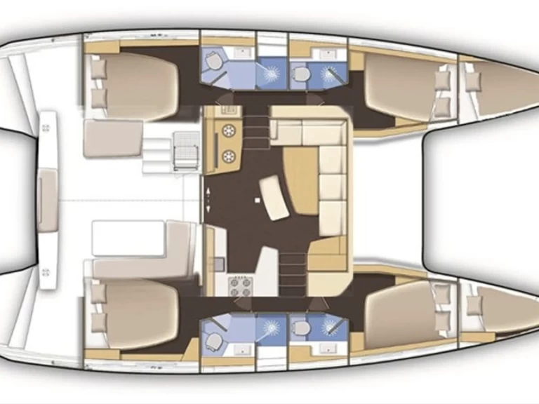 Pronájem Katamarán Lagoon s licencí