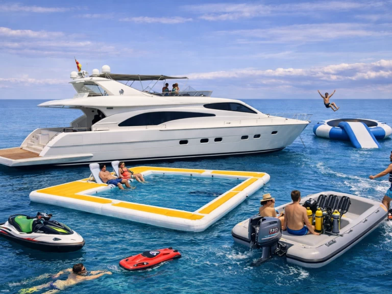 Pronájem jachty v Palma de Mallorca -Ferretti Ferretti 68 Anniversary na Samboatu