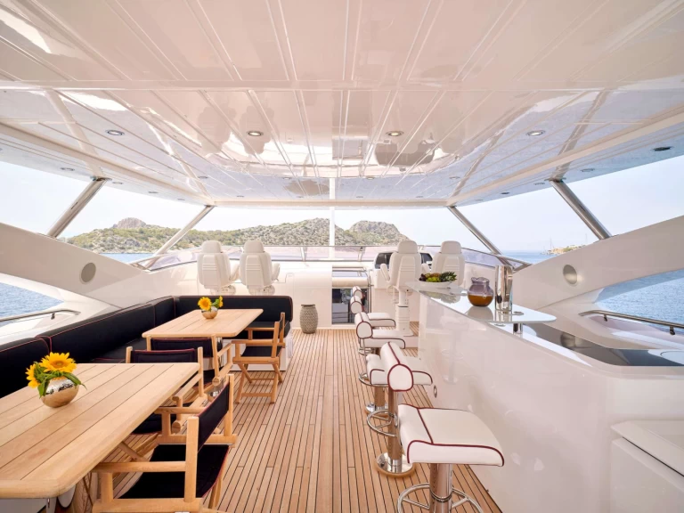 Pronajmout si Sunseeker WHITE PEARL I v Řecko