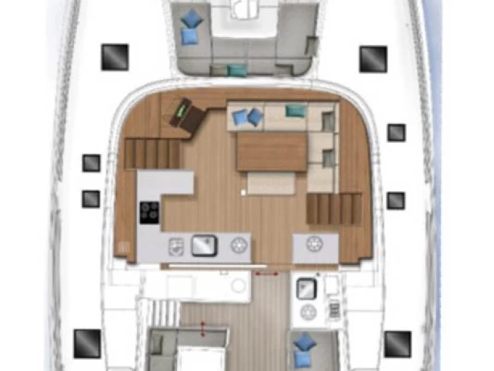 Pronájem jachty v Alimos -Lagoon Lagoon 46 na Samboatu