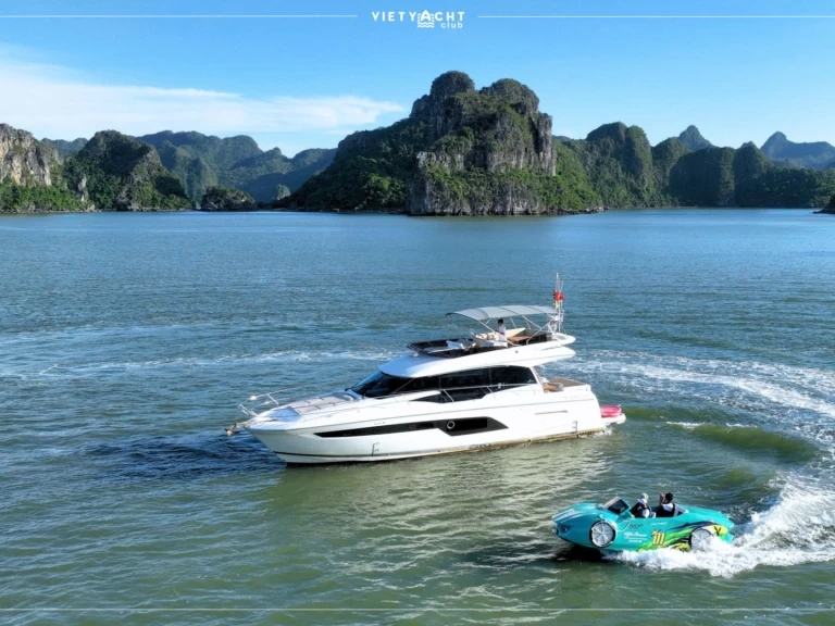 Pronájem lodi Hạ Long lákavé ceny Prestige 520 Fly