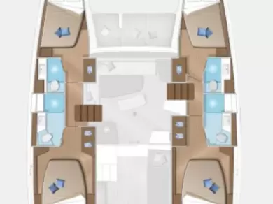 Pronájem lodi Tropea lákavé ceny Lagoon 42