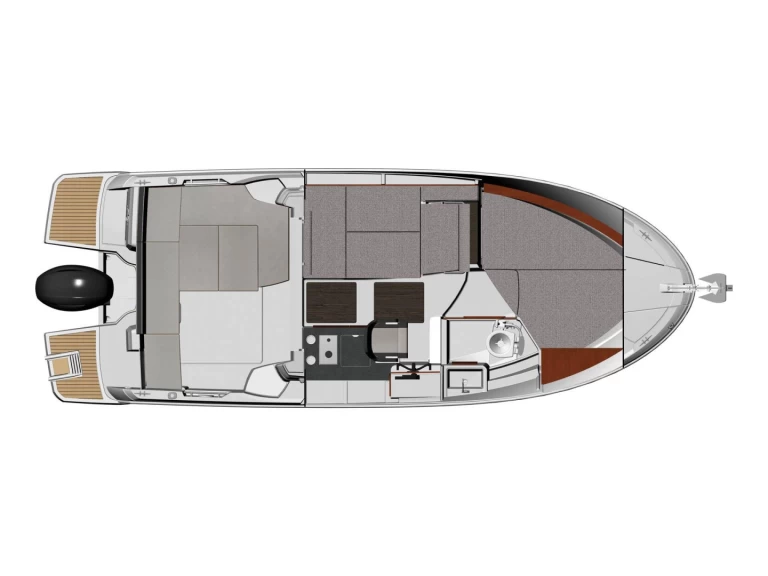 Pronajmout Motorová loď se skipperem či ne Jeanneau v Biograd Na Moru