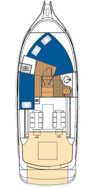 Pronájem Motorová loď v Biograd Na Moru -Sas Vektor Vektor 950
