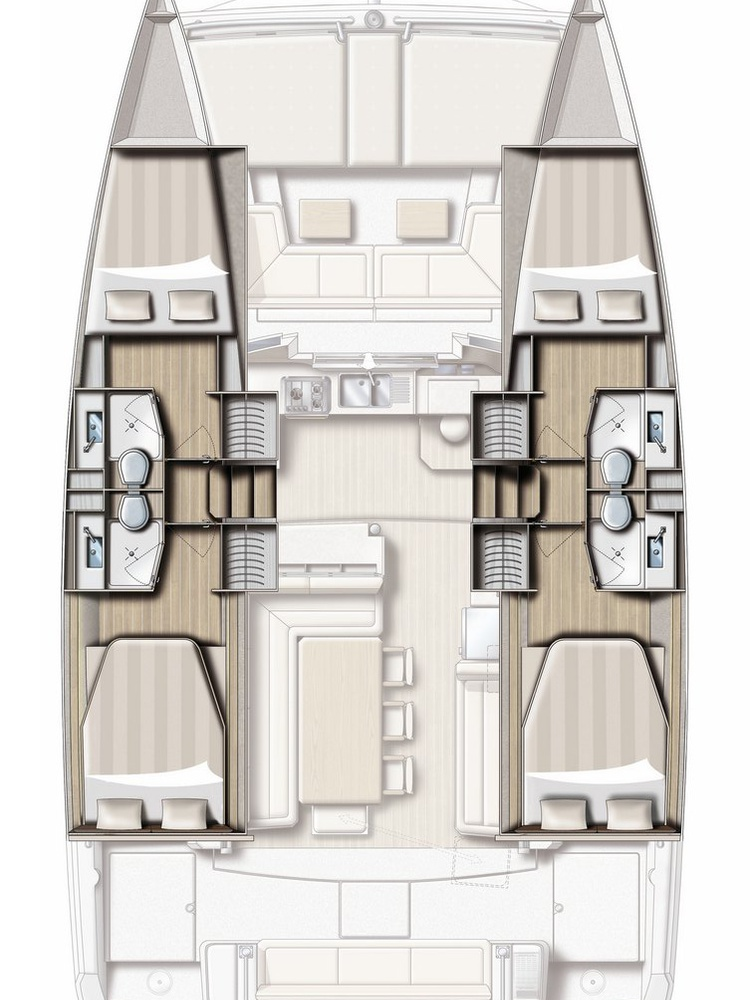 Pronájem Katamarán Bali s licencí
