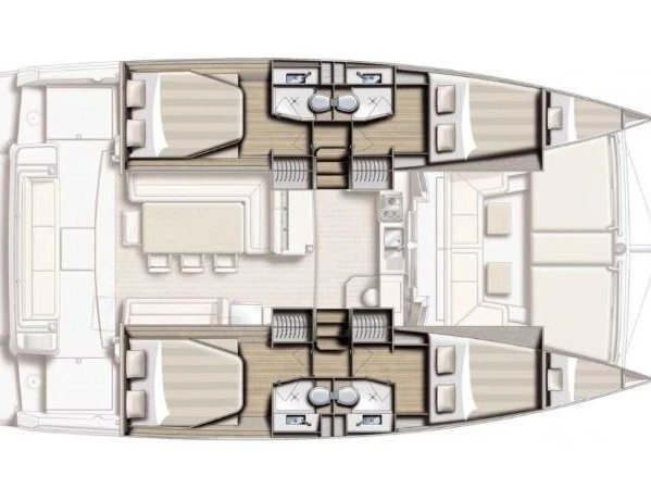 Pronájem lodi Bali Bali 4.1 v Alimos na Samboatu