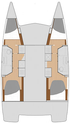 Pronájem Katamarán v Bormes-les-Mimosas -Fountaine Pajot Lucia 40