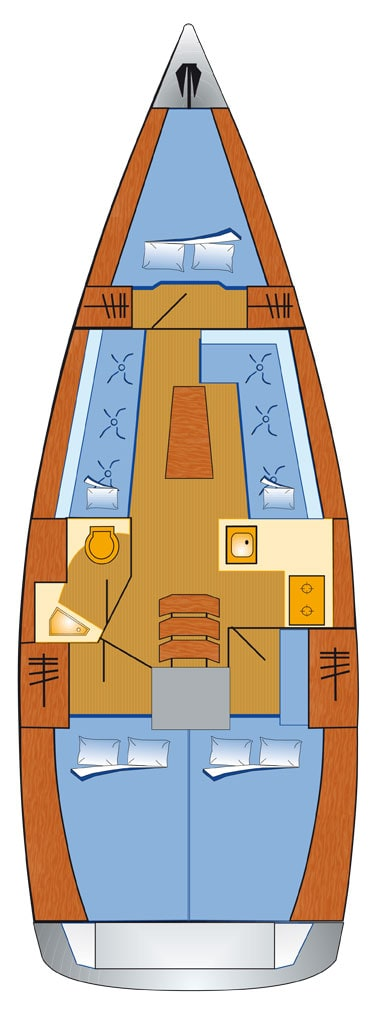 Pronájem jachty v Heiligenhafen -Bavaria Cruiser 34 na Samboatu