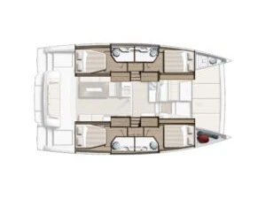 Pronájem lodi Bali Bali 4.2 v Plataniás na Samboatu