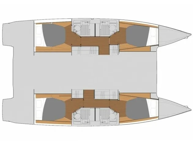 Pronájem Katamarán v Primošten  -Fountaine Pajot Astrea 42