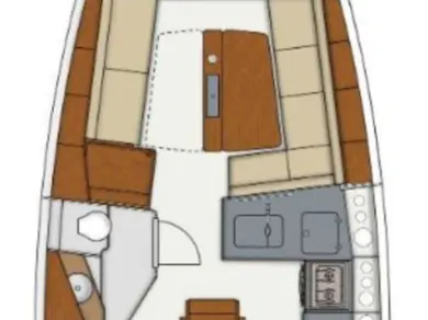 Pronájem lodi Biograd Na Moru lákavé ceny Hanse 345