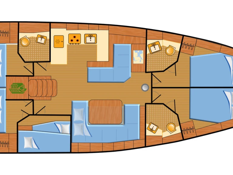 Pronájem Plachetnice v Palma de Mallorca -Bénéteau Oceanis 51.1