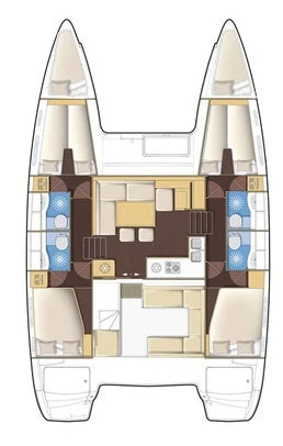 Pronájem lodi Alimos lákavé ceny Lagoon 400 S2