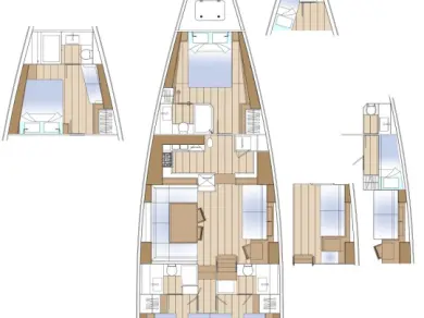 Pronájem Plachetnice v Pirovac -Solaris Solaris 64 RS
