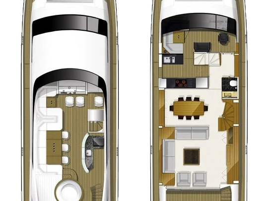Pronájem Jachta v Trogir -Princess Princess Y85