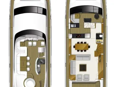 Pronájem Jachta v Trogir -Princess Princess Y85