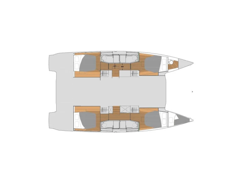 Pronájem jachty v Cogolin -Fountaine Pajot Elba 45 S na Samboatu