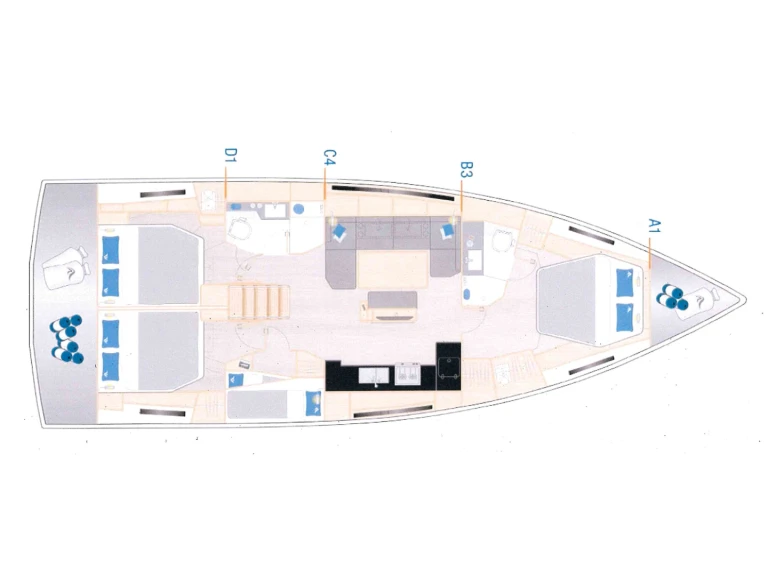 Pronajmout Plachetnice se skipperem či ne Hanse v Cogolin