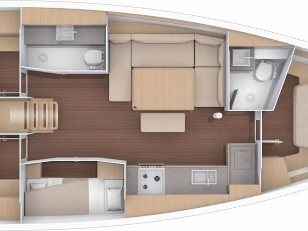 Pronajmout si Dufour Dufour 430 Grand Large v Procida