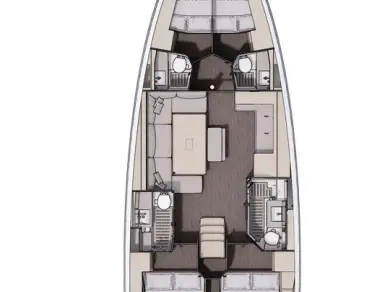 Pronájem Plachetnice Dufour s licencí
