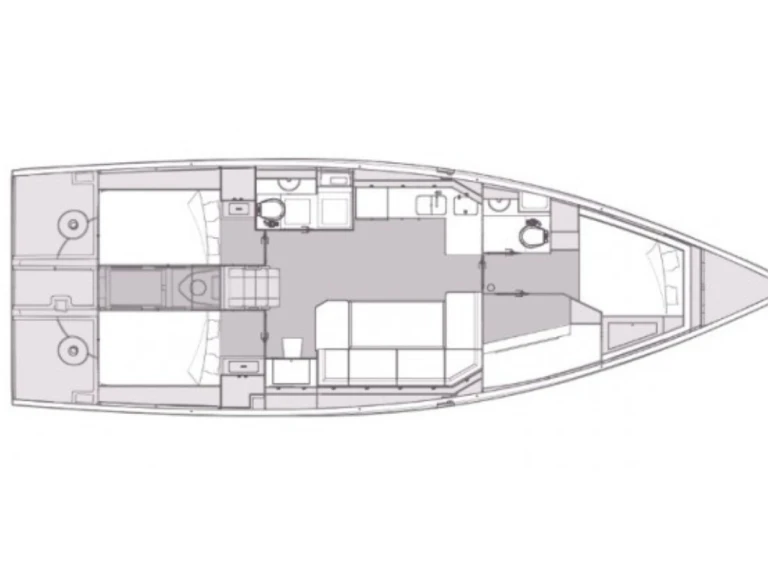 Pronájem jachty v Biograd Na Moru -Elan Impression 45 na Samboatu