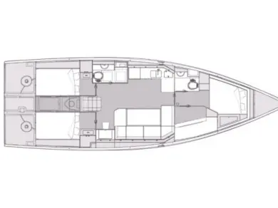 Pronájem jachty v Biograd Na Moru -Elan Impression 45 na Samboatu
