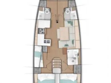 Pronájem lodi Kaštela lákavé ceny Sun Odyssey 490