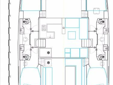 Pronájem Katamarán v Alimos -Nautitech Nautitech 46 Fly