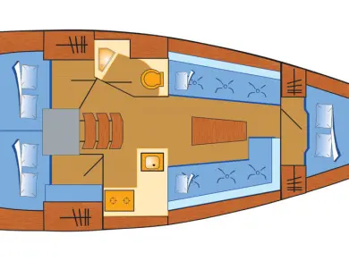 Pronájem lodi Flensburg lákavé ceny Cruiser 34