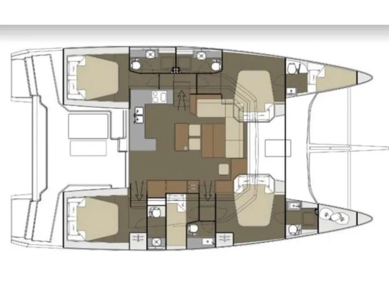 Pronájem Katamarán Dufour s licencí