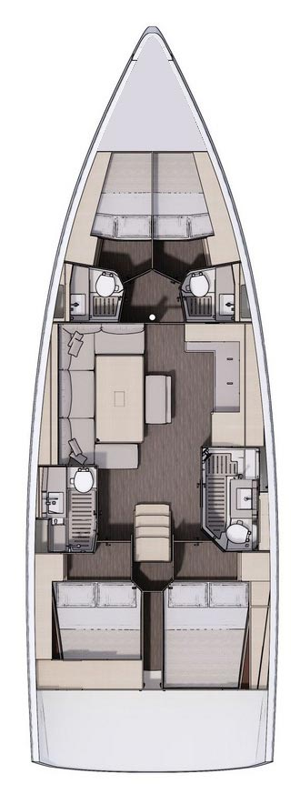 Pronájem lodi Dufour Dufour 470 v Golfo Aranci na Samboatu