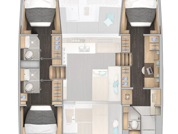 Pronajmout si Lagoon Lagoon 43 v Šibenik 