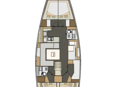 Pronájem Plachetnice Elan s licencí