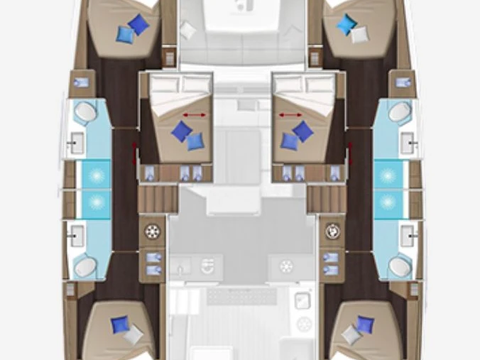 Pronájem Katamarán v Marsh Harbour -Lagoon Lagoon 51