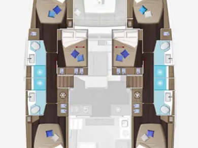 Pronájem Katamarán v Marsh Harbour -Lagoon Lagoon 51