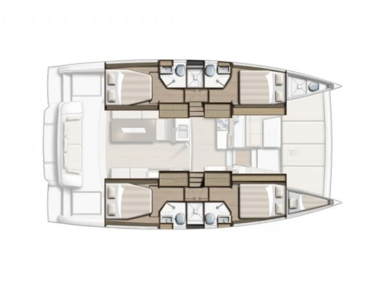 Pronajmout Katamarán se skipperem či ne Bali v Biograd Na Moru