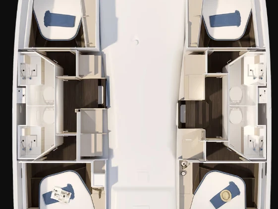 Fountaine Pajot Fountaine Pajot FP 41 Quatuor 4 jednotlivci a charterové společnosti v Lavrio