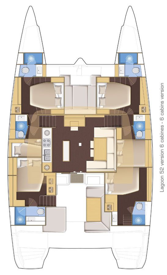 Pronájem lodi Alimos lákavé ceny Lagoon 52