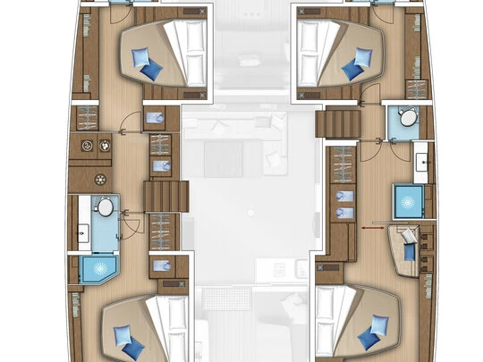 Pronájem lodi Lagoon Lagoon 55 v Gouvia na Samboatu