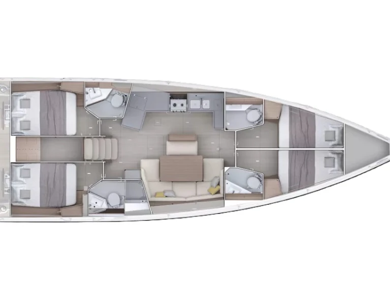 Pronájem lodi Rhodos lákavé ceny Oceanis 47 - 4 cab.