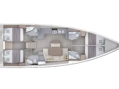 Pronájem lodi Rhodos lákavé ceny Oceanis 47 - 4 cab.