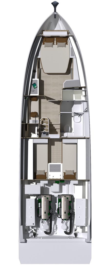 Pronájem Jachta v Sukošan -Fiart Fiart Seawalker 43