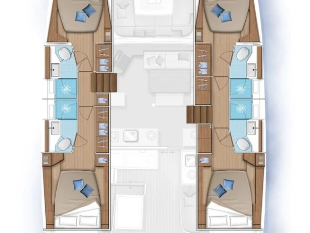 Pronájem lodi Göcek  lákavé ceny Lagoon 46