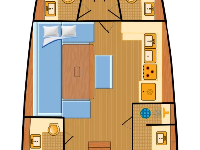 Pronájem lodi Punat lákavé ceny Dufour 470