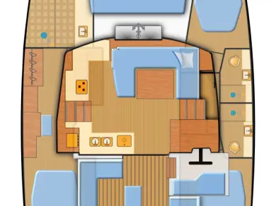 Pronájem lodi Fountaine Pajot Elba 45 v Biograd Na Moru na Samboatu