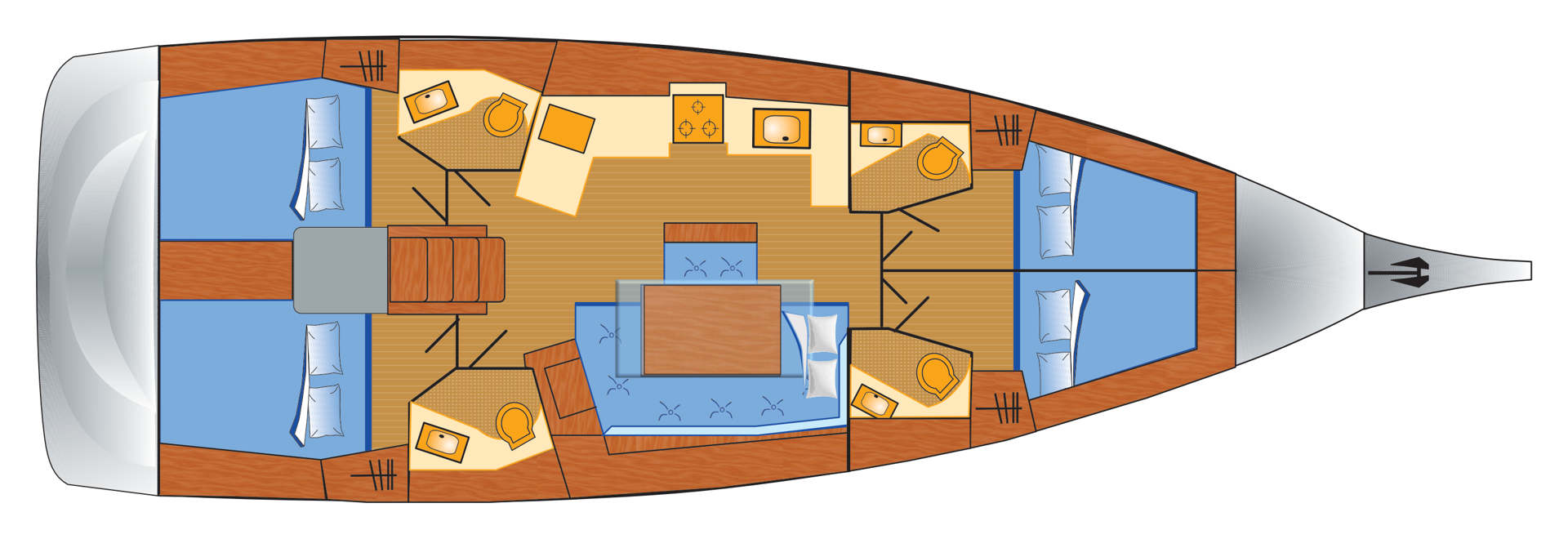 Pronájem jachty v Pula -Bénéteau Oceanis 46.1 na Samboatu