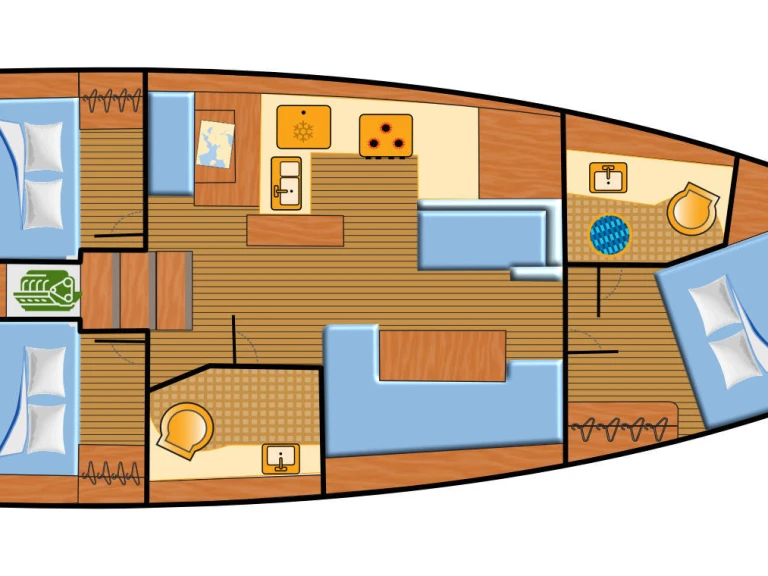 Pronajmout Plachetnice se skipperem či ne Jeanneau v Punat